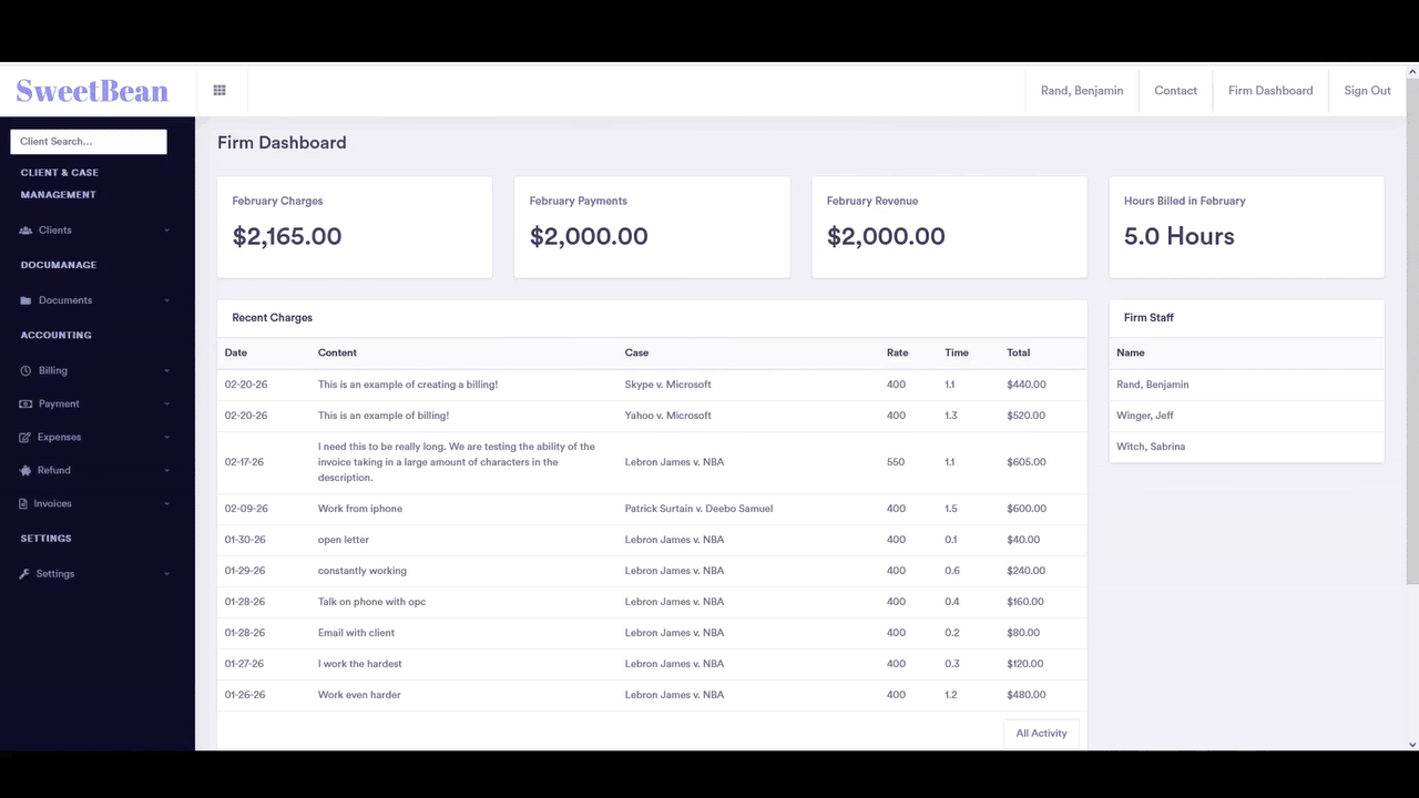 Create billing workflow demo