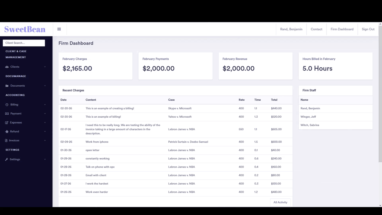 Create billing workflow demo